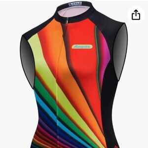 Aogda Women’s 3XL Cycling Vests Jerseys Bike Shirts Team Biking Sleeveless 
3XL